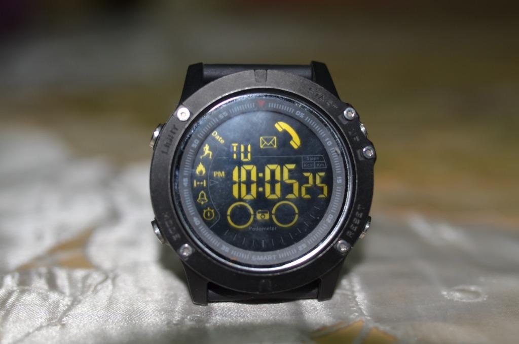 Pedometer 3D Smart Watch Stainless Steel Water Resistant Men s