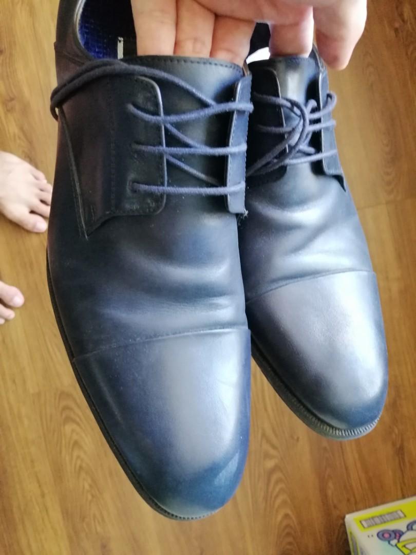 Formal shoes navy blue sales