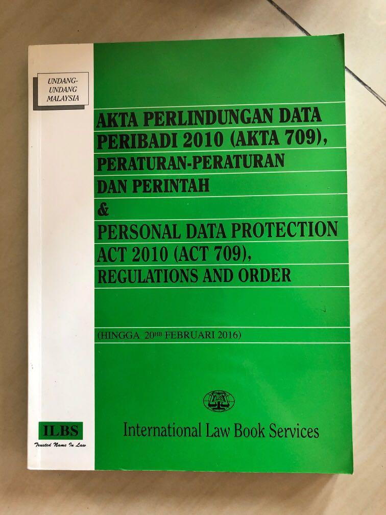 Personal Data Protection Act Books Stationery Books On Carousell