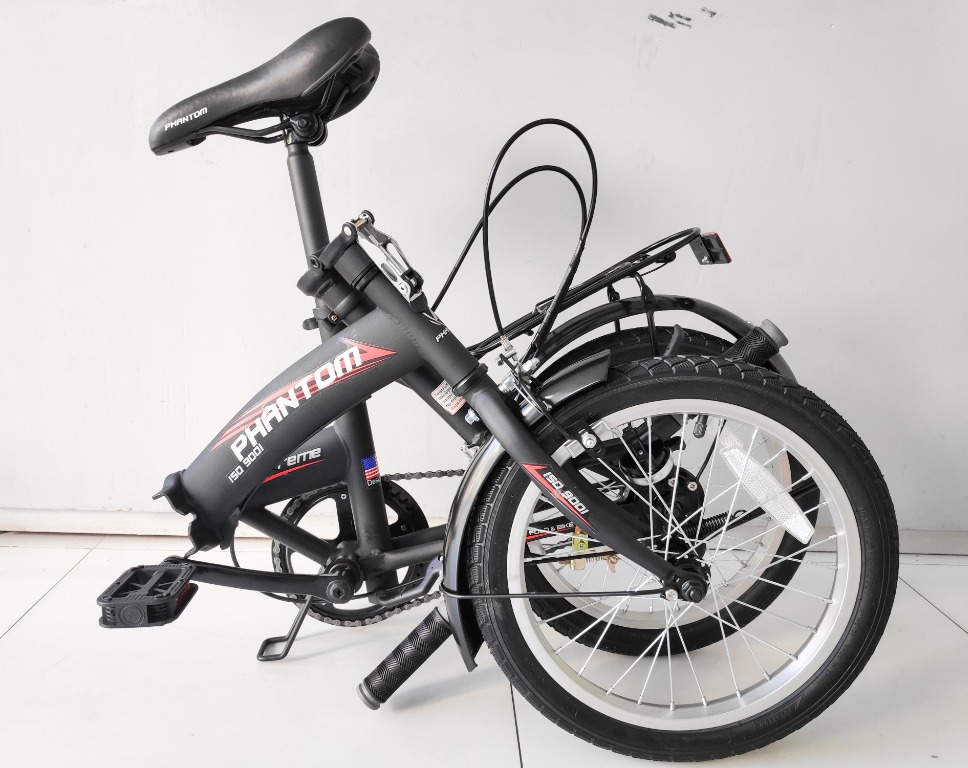 phantom extreme 16 folding bike specs