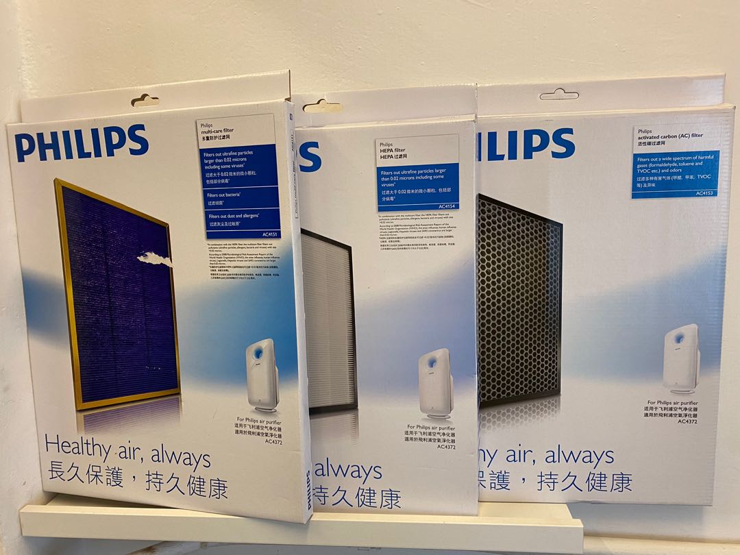 Philips air purifier filters, 家庭電器, 空氣清新機及抽濕機 - Carousell