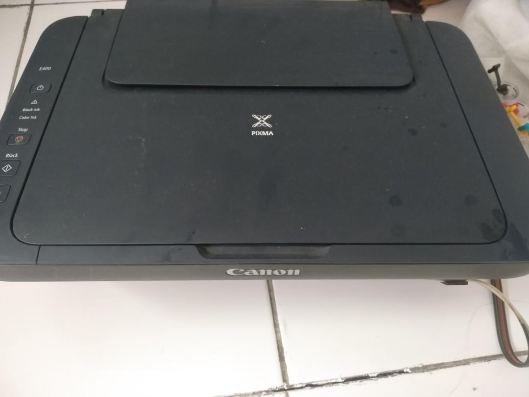 preloved printer canon e400 ada tinta