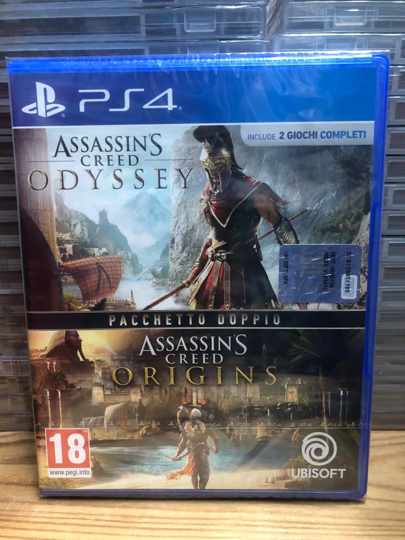 Assassin's Creed Origins + Assassin's Creed Odyssey Double Pack PS4