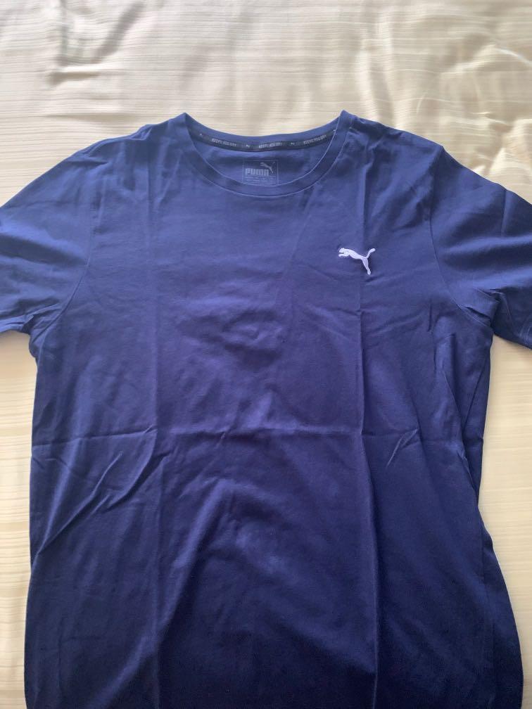 puma navy blue t shirt