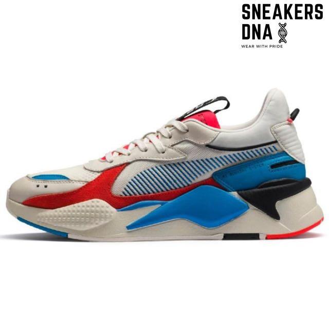 DuitNow PUMA RS X Reinvention Whisper White Red Blast Men s