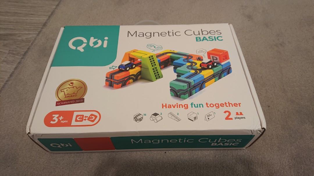Qbi益智磁吸軌道玩具Magnetic Cubes STEM toy - BASIC, 興趣及遊戲