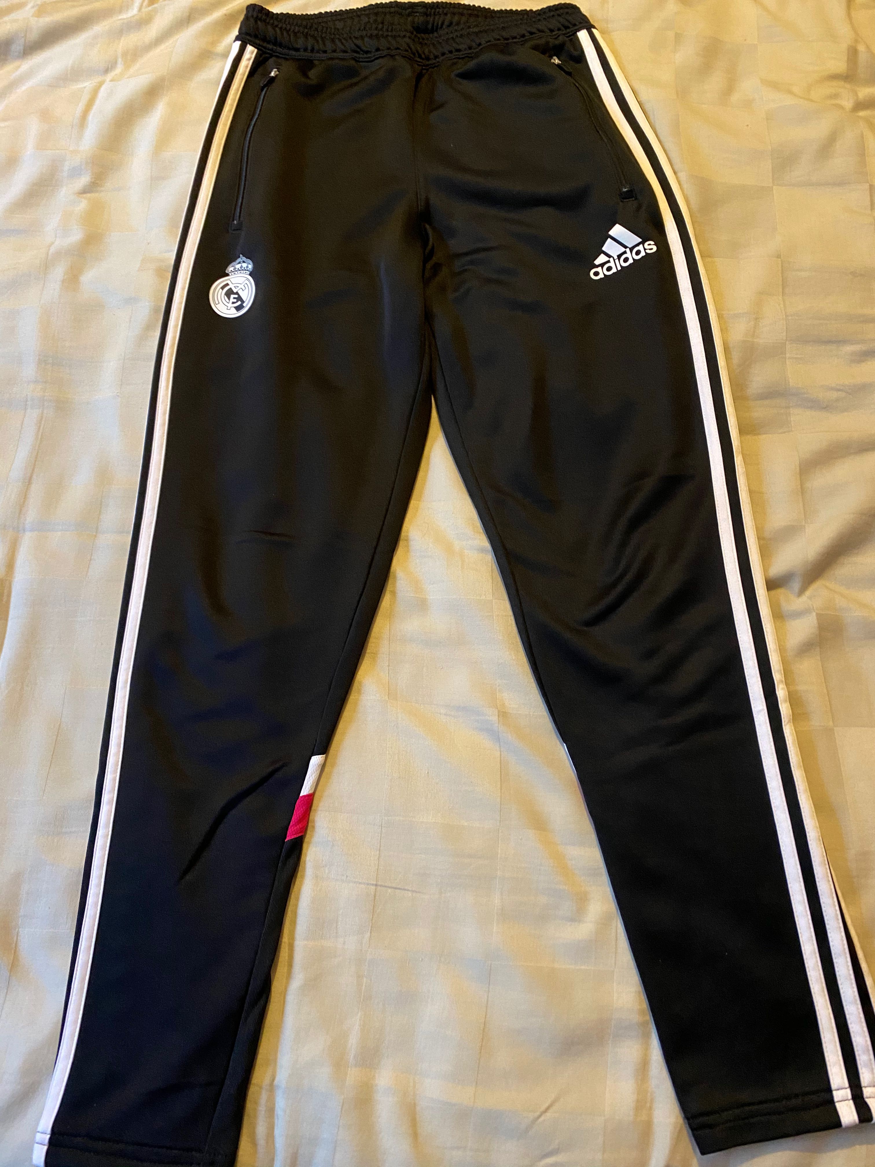 Men's Clothing - Real Madrid Anthem Pants - Black | adidas Oman