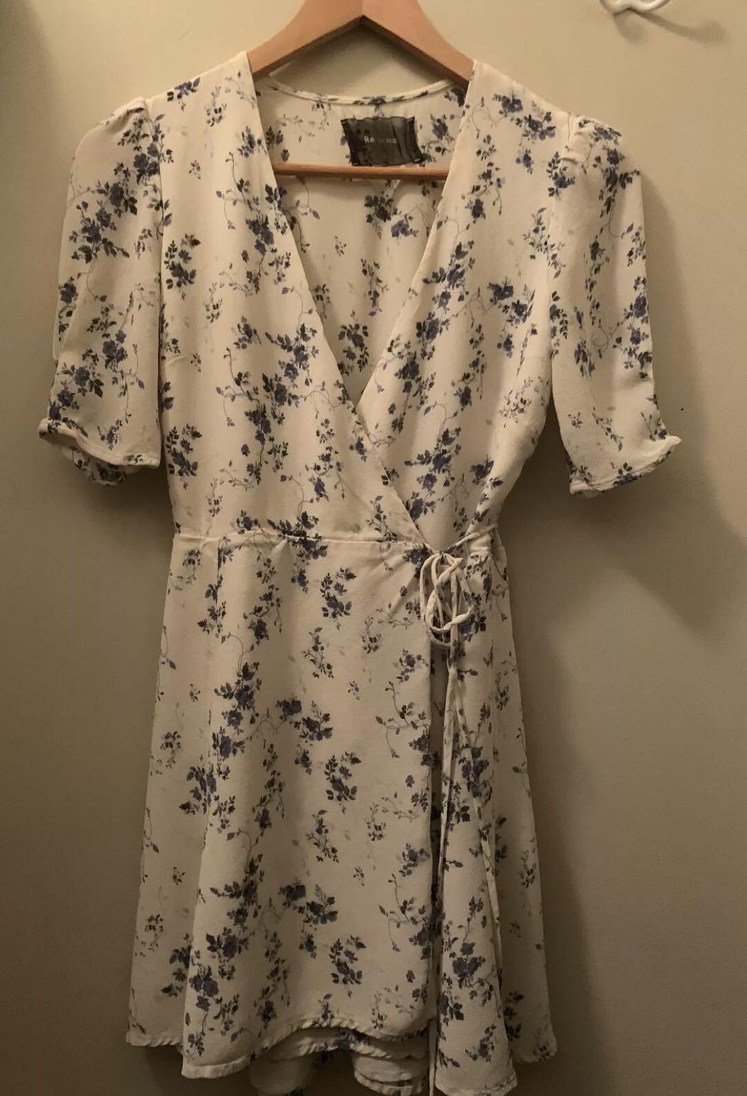 Reformation lucky wrap shop dress