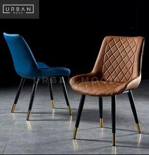 RIVERA Modern Leather Dining Chair