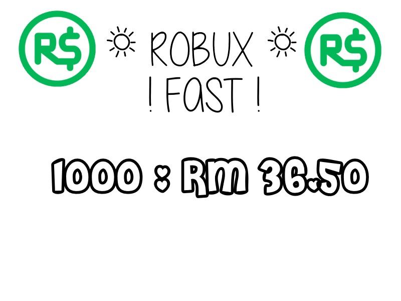 Roblox Robux Cheap Trusted Raya Sales Video Gaming Others On Carousell