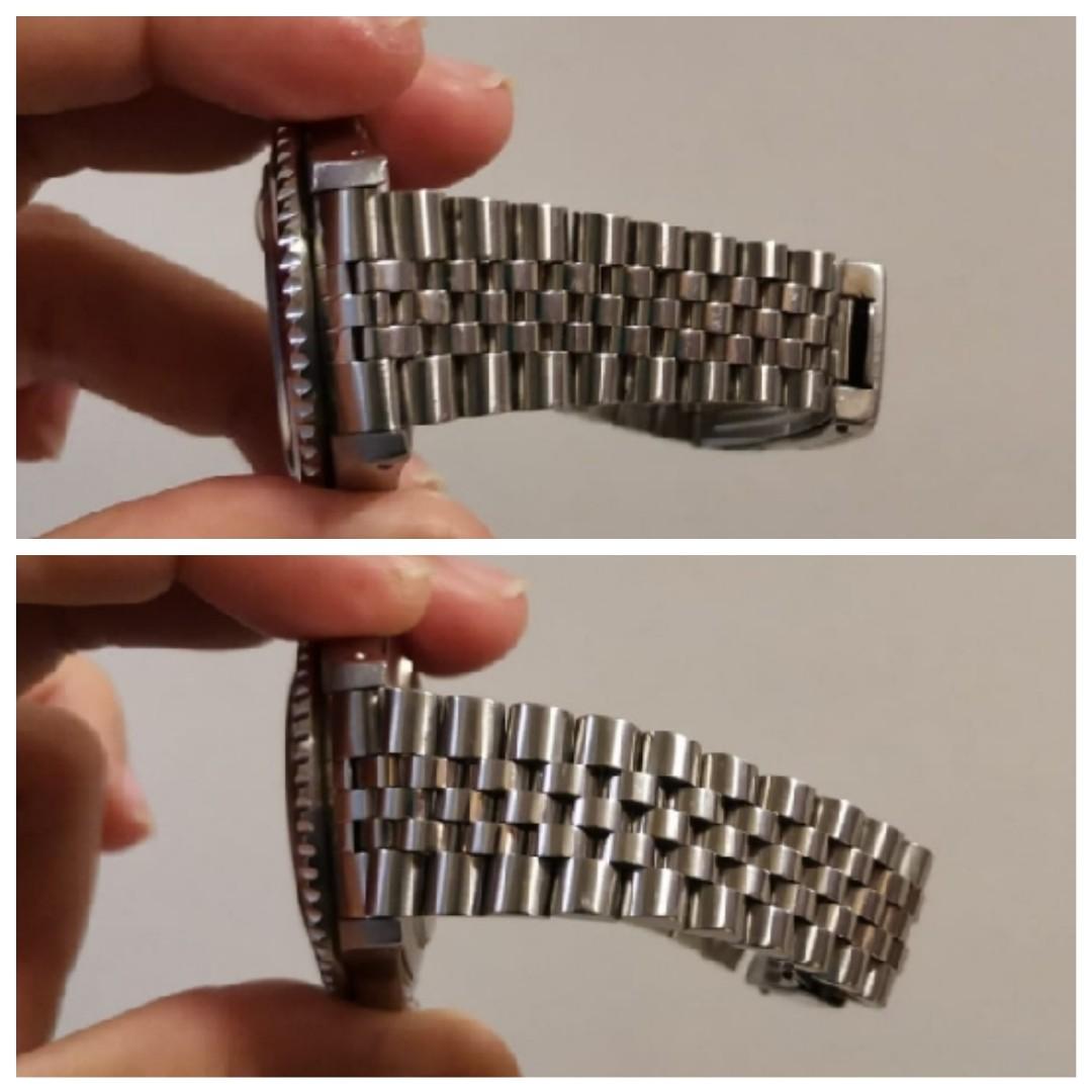 Rolex sales bracelet tightening