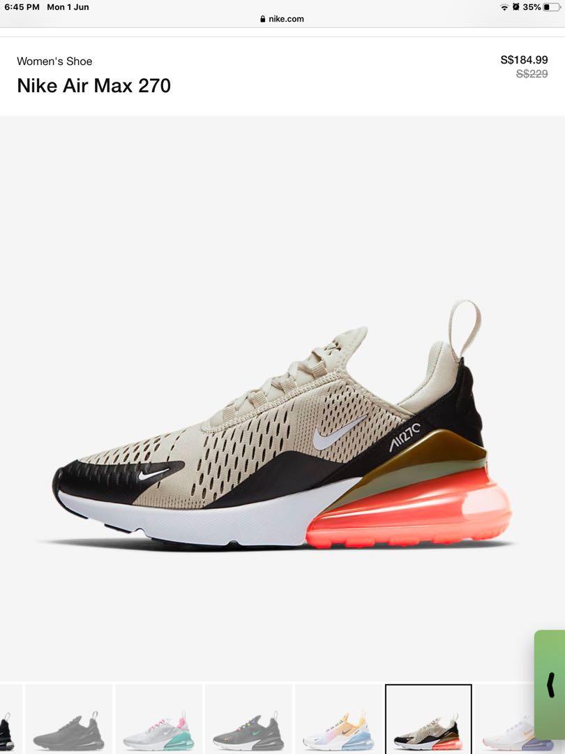 air max 270 slip on