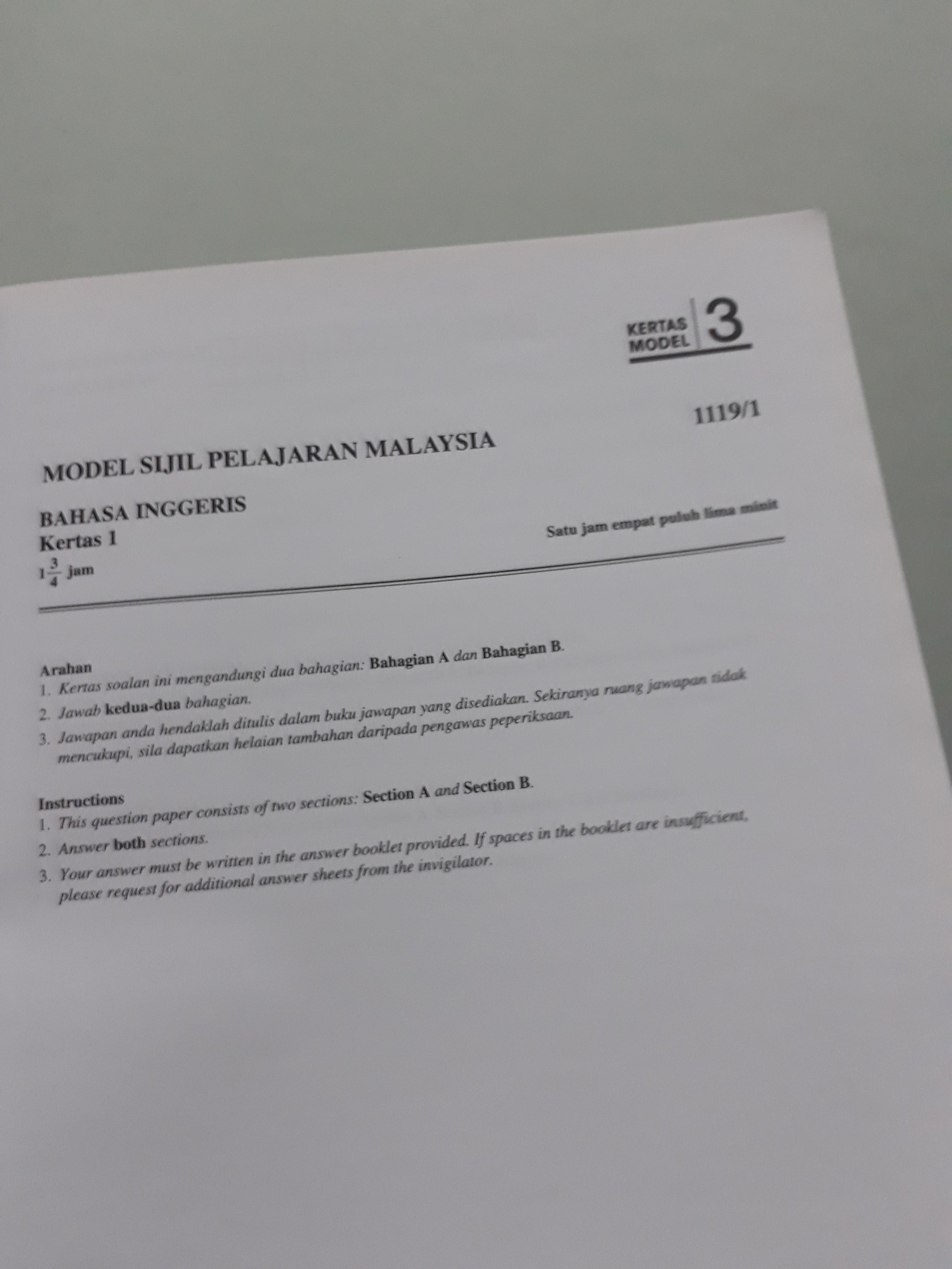 Surat Makluman Taklimat Pakaian Pengawas
