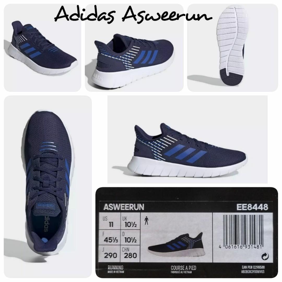 Sepatu Adidas Asweerun Runfalcon Original, Fesyen Pria, Sepatu , Sneakers  di Carousell
