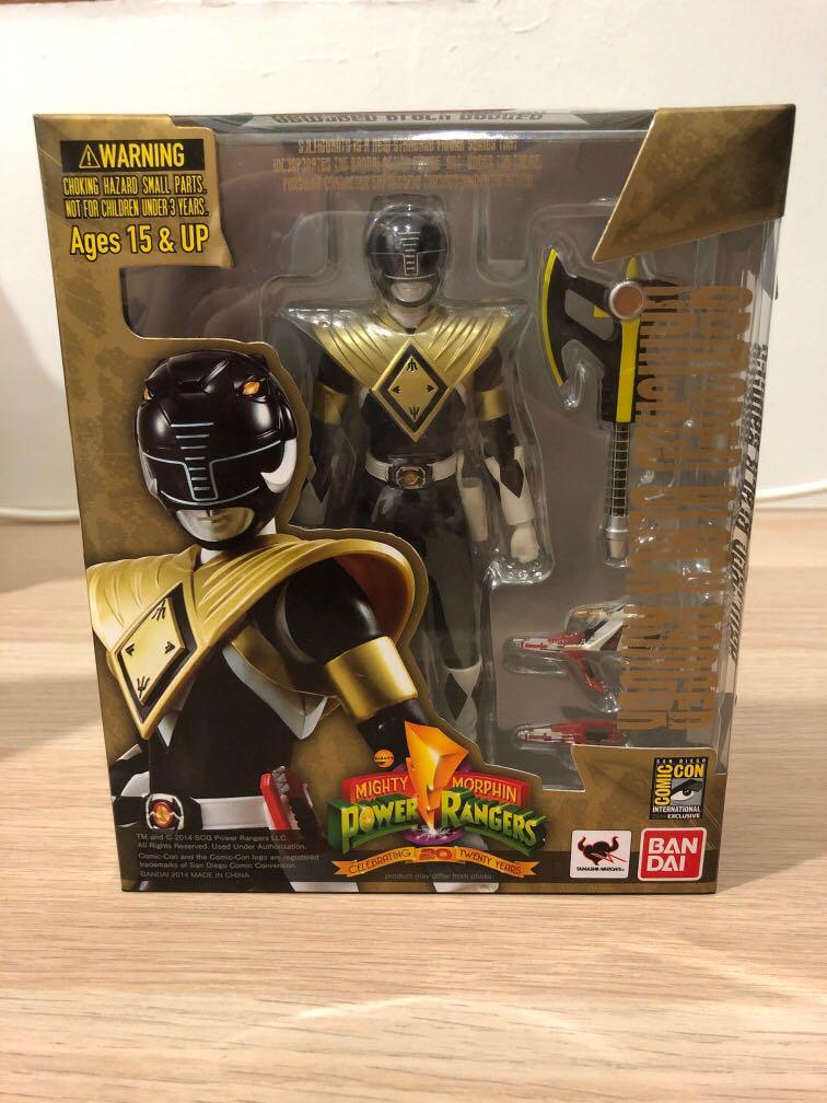 S.H.Figuarts SDCC 2014 Mighty Morphin Power Armored Black Ranger Action ...