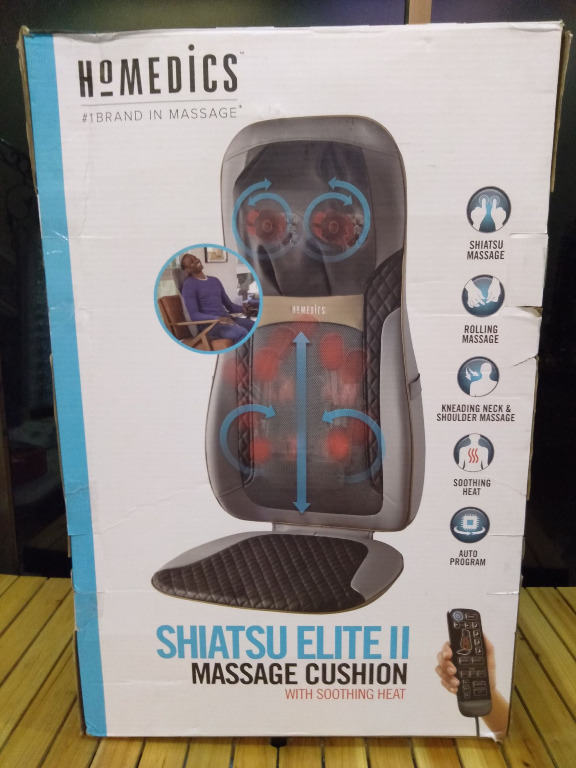 Shiatsu Elite II Massage Cushion with Soothing Heat Everything