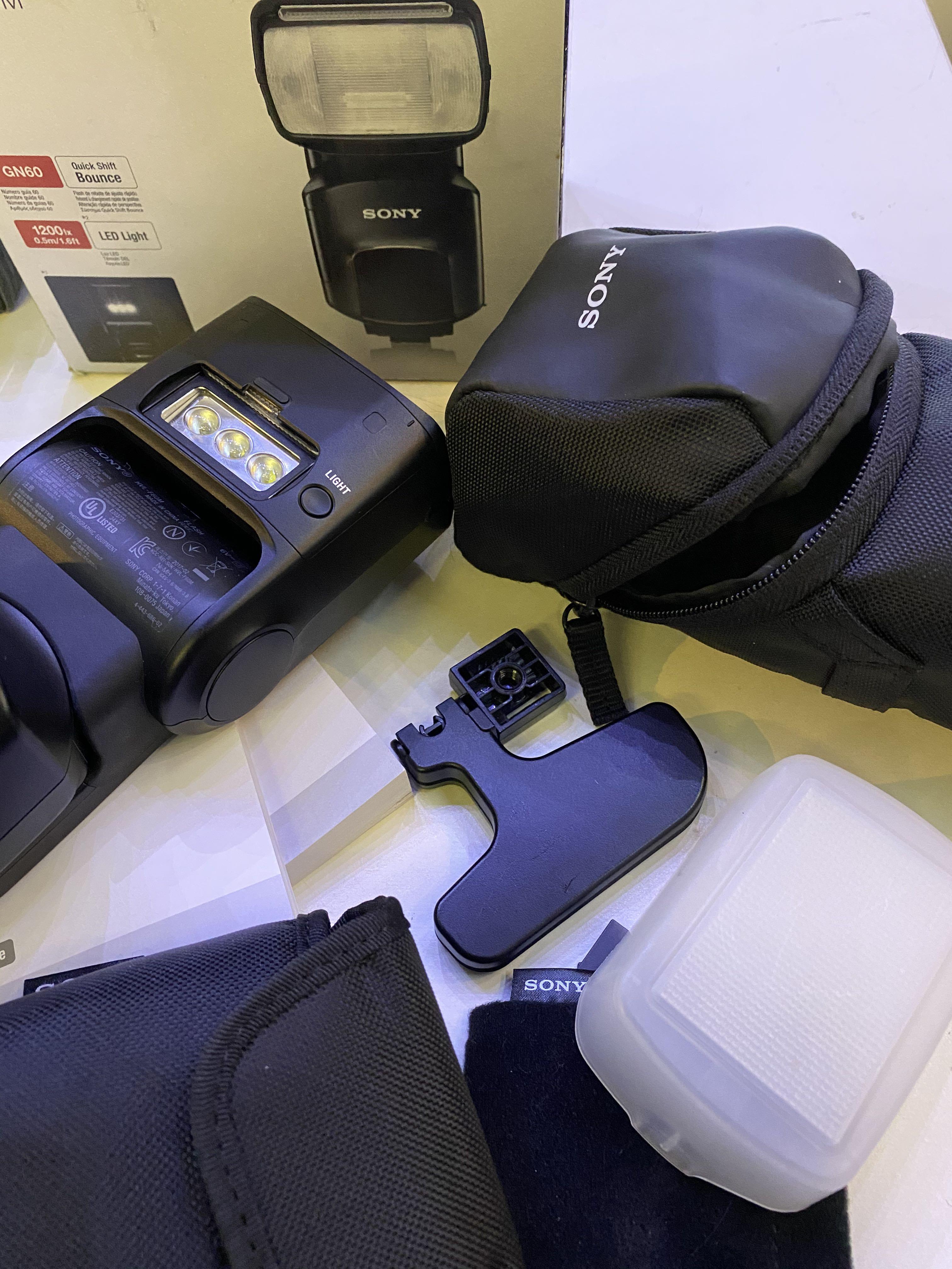 Sony Flash HVL F60m 99 new 100 working for sony high end camera
