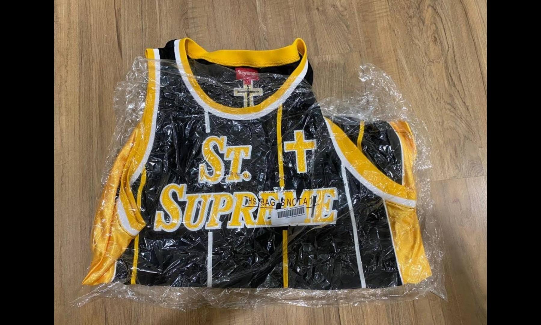 St supreme top basketball jersey