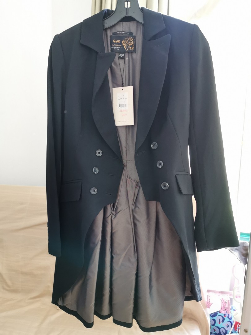 Women Tuxedo jacket with tail, Women's Fashion, Coats, Jackets and Outerwear on Carousell