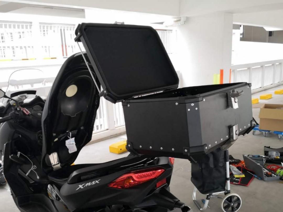 Free installation XMAX box rack bundle package Aluminium top box heavy