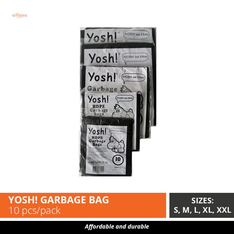 trash bag sizes