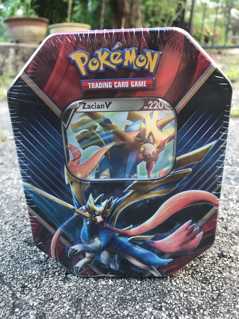 Zacian V Tin Toys Games Board Games Cards On Carousell