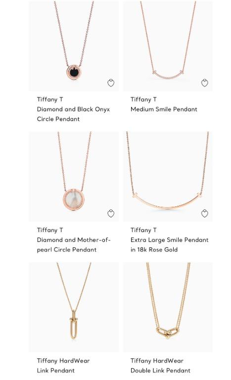 20 Discount on all Tiffany s Accessories Women s Fashion
