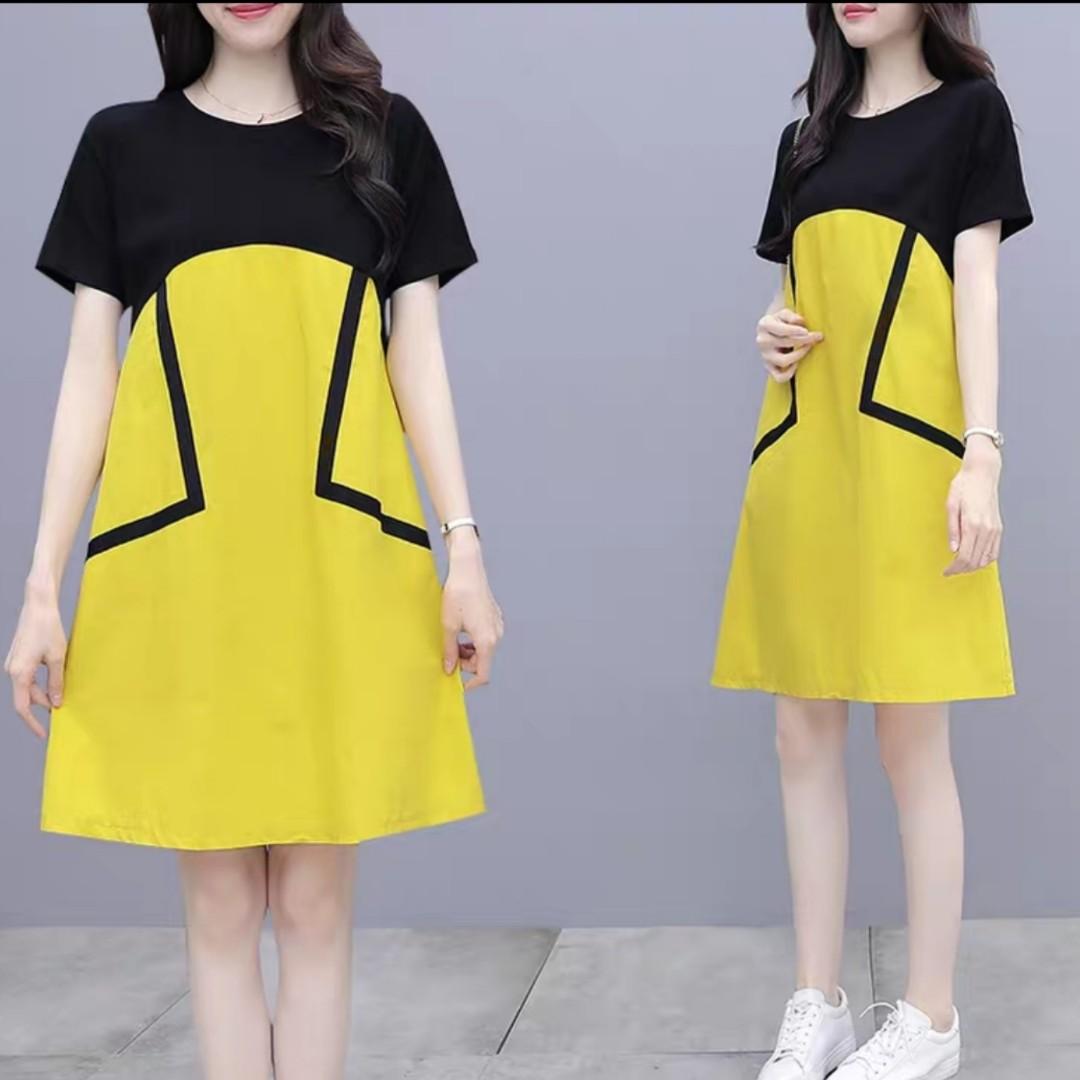 M 3xl Regular Plus Size Korean Fashion Dress Women S Fashion