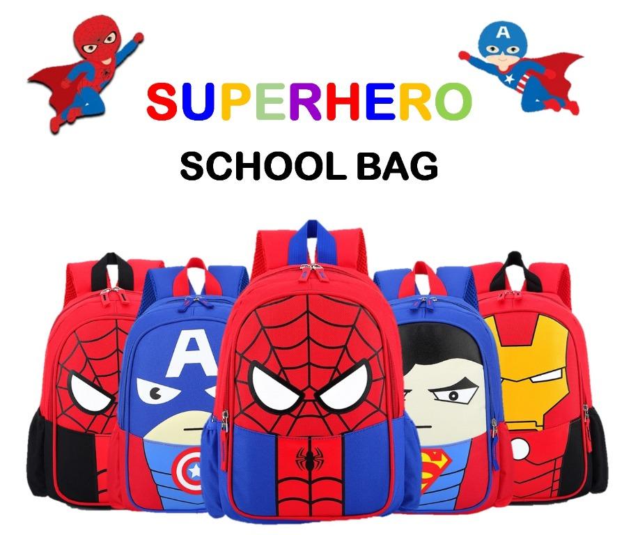 School bag with water sales bottle holder
