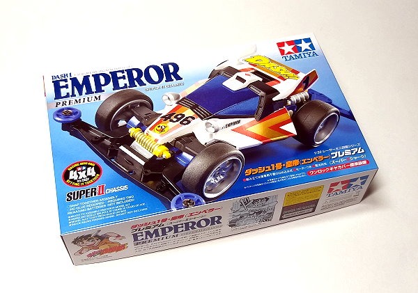 田宮四驅車模型 Tamiya Model Mini 4WD Racing Car 1/32 DASH 1 EMPEROR Premium II ...