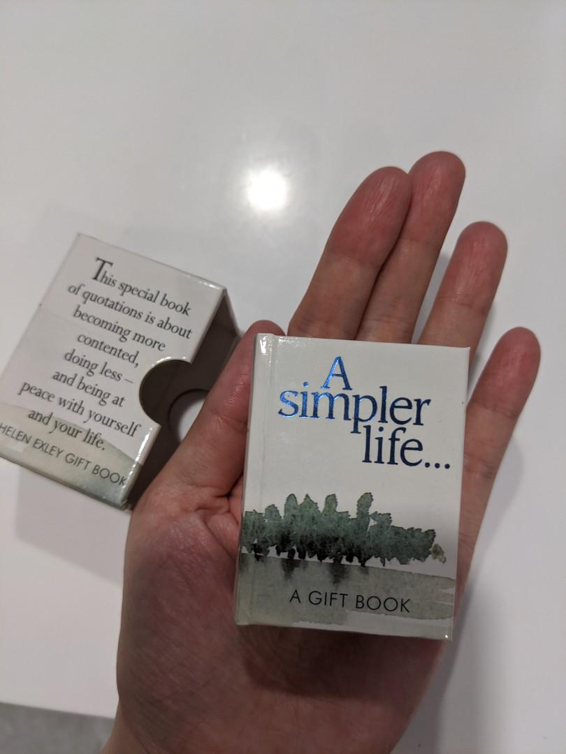 A Simpler Life A Helen Exley Gift Book Books Stationery Non Fiction On Carousell