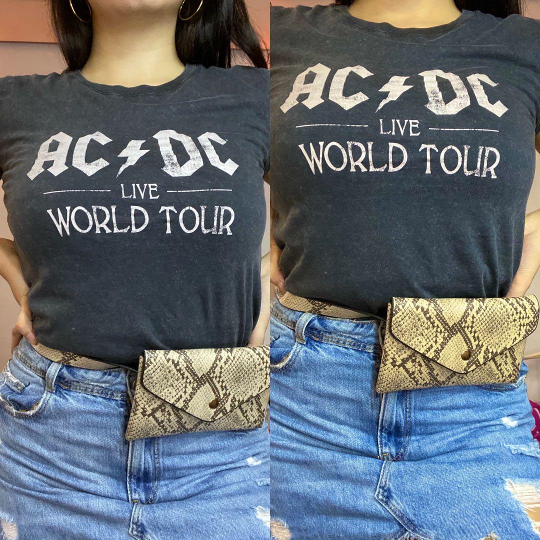 Acdc Band Tee Women S Fashion Clothes Tops On Carousell