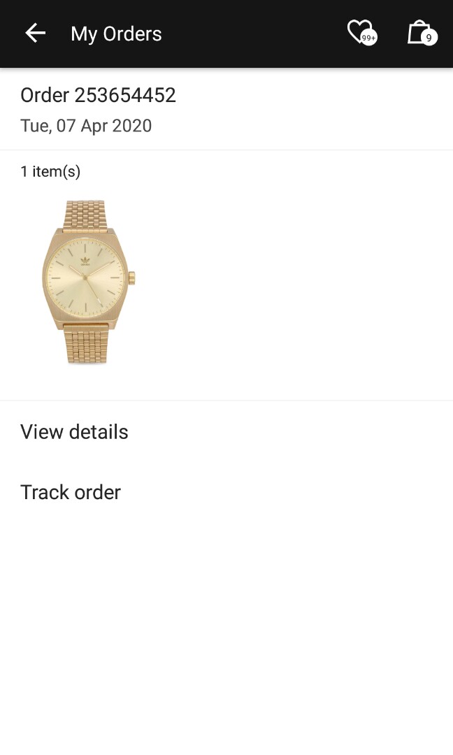 Adidas Gold Watch, Luxury, Watches on Carousell