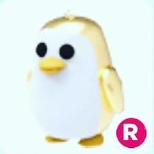 Adopt Me Ride Golden Penguin Toys Games Video Gaming Video Games On Carousell - roblox adopt me golden penguin