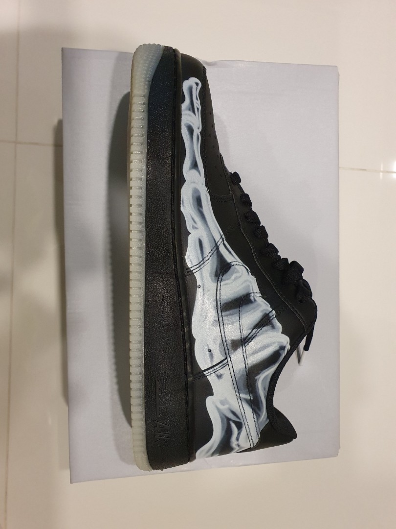 Air force cheap skeleton black