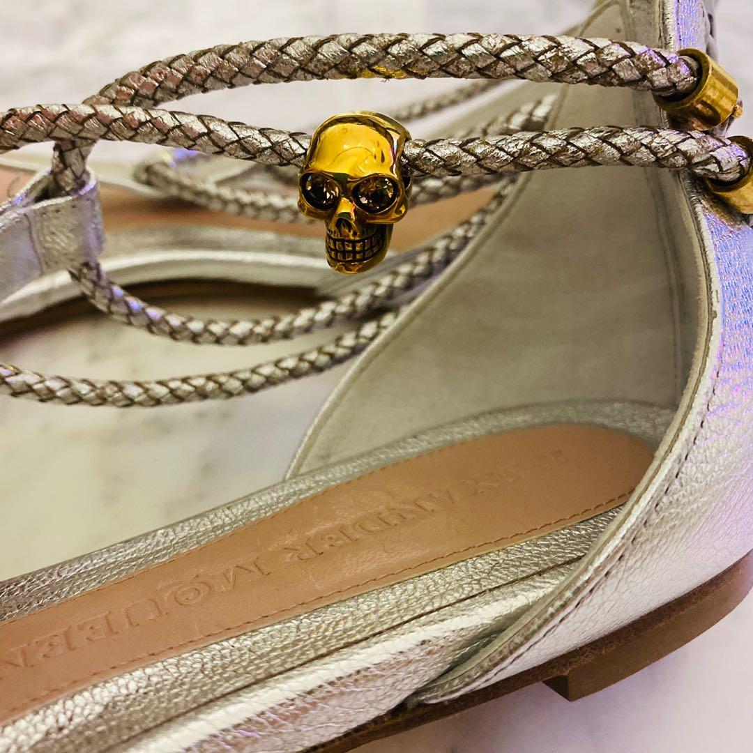 Alexander mcqueen skull sandals online