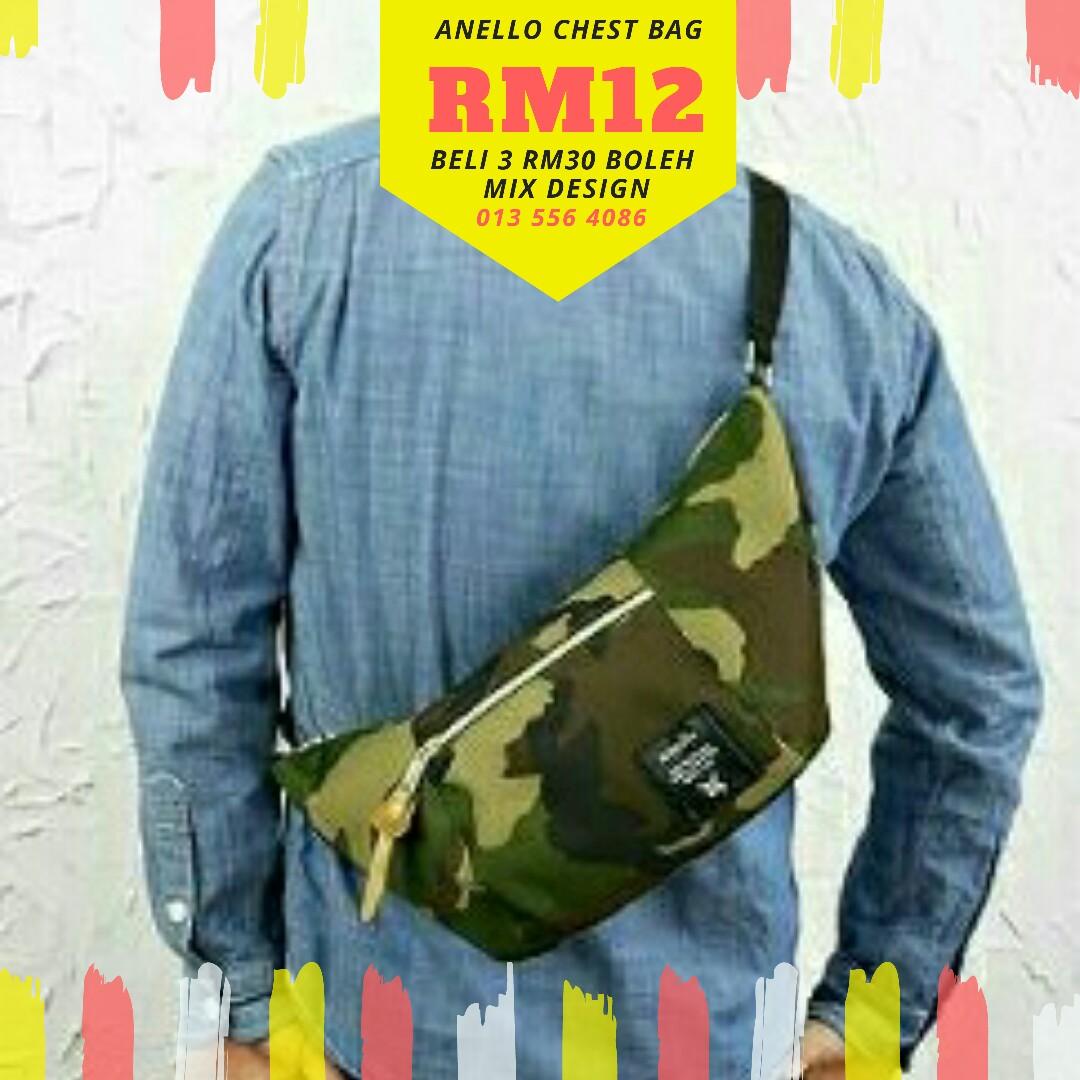 Anello sling crossbody chest bag unisex Men s Fashion Bags