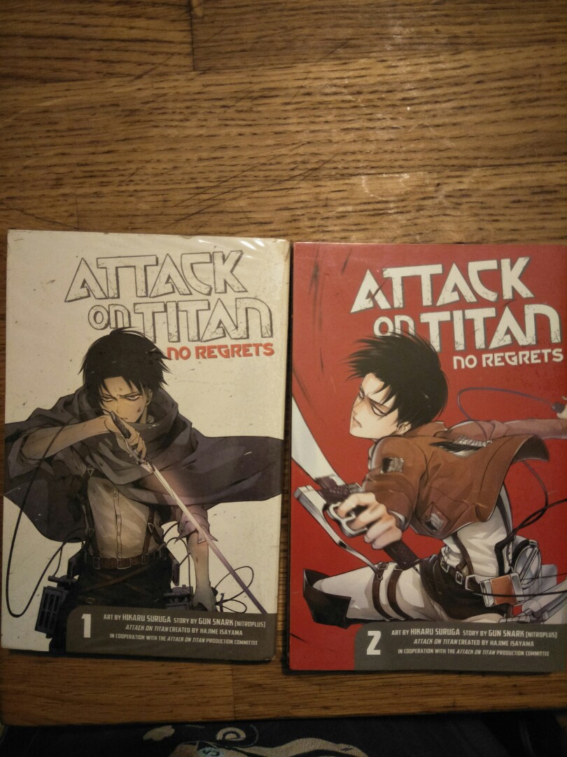 Aot Attack On Titan No Regrets Levi Ackerman Manga Books Stationery Comics Manga On Carousell