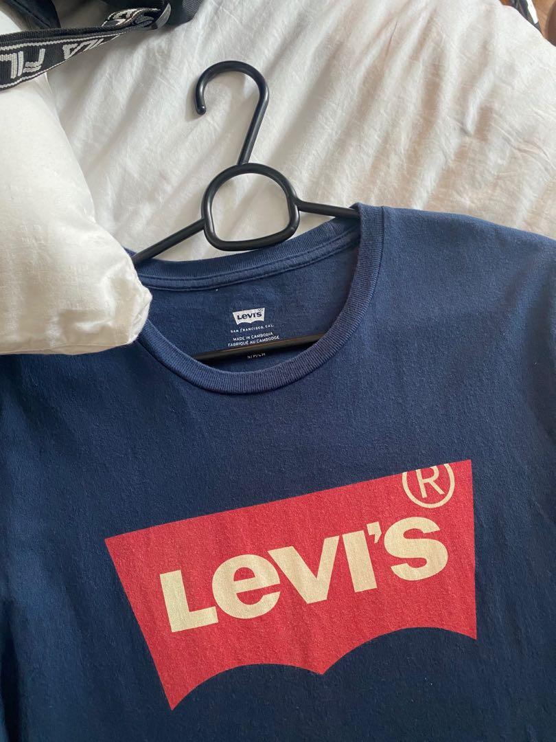 Levis navy blue shirt Clearance