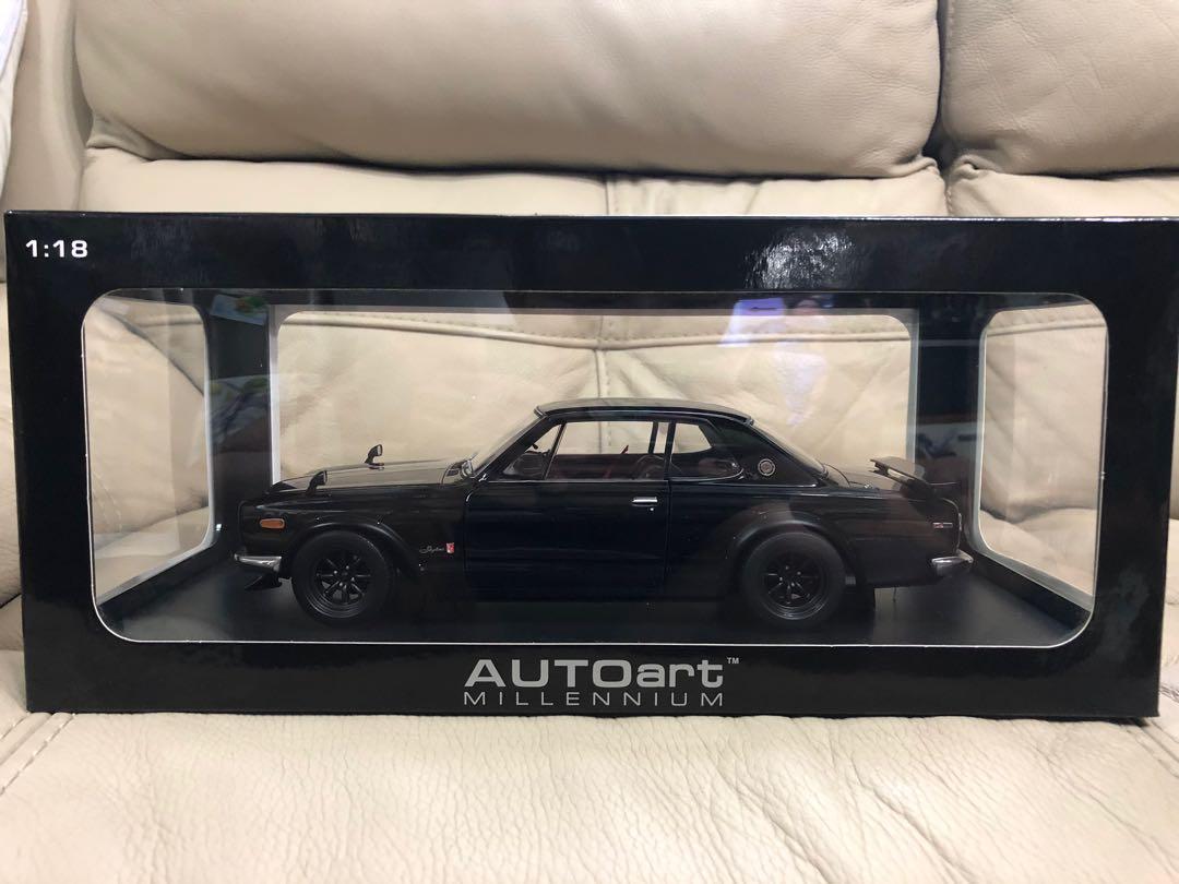 Autoart 1 18 Nissan Skyline Gt R Kpgc10 Tuned Version Black 玩具 遊戲類 玩具 Carousell