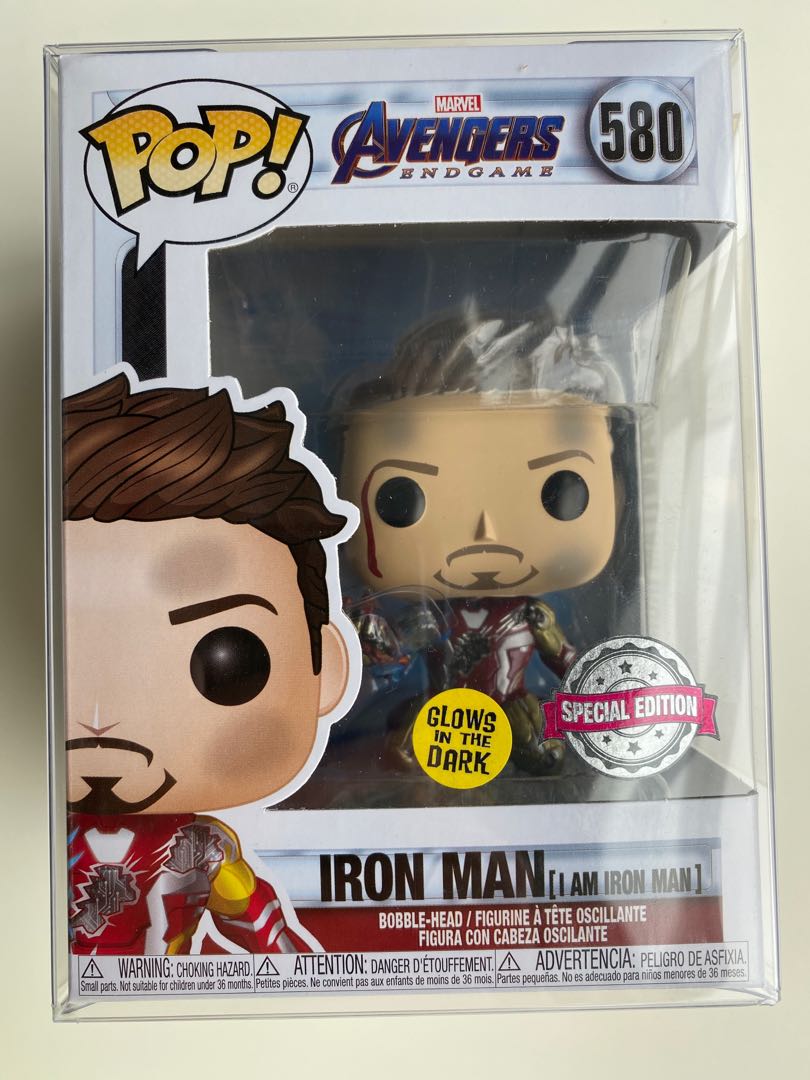 i am iron man funko pop glow in the dark
