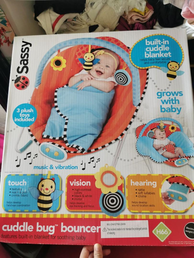 Sassy cuddle bug shop bouncer