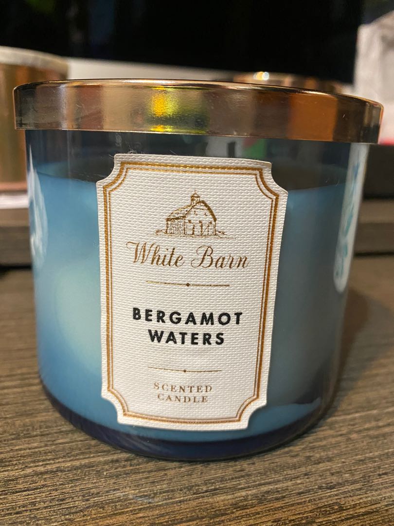 Bath and body works candle / Bergamot Waters, 傢俬＆家居, 其他 ...