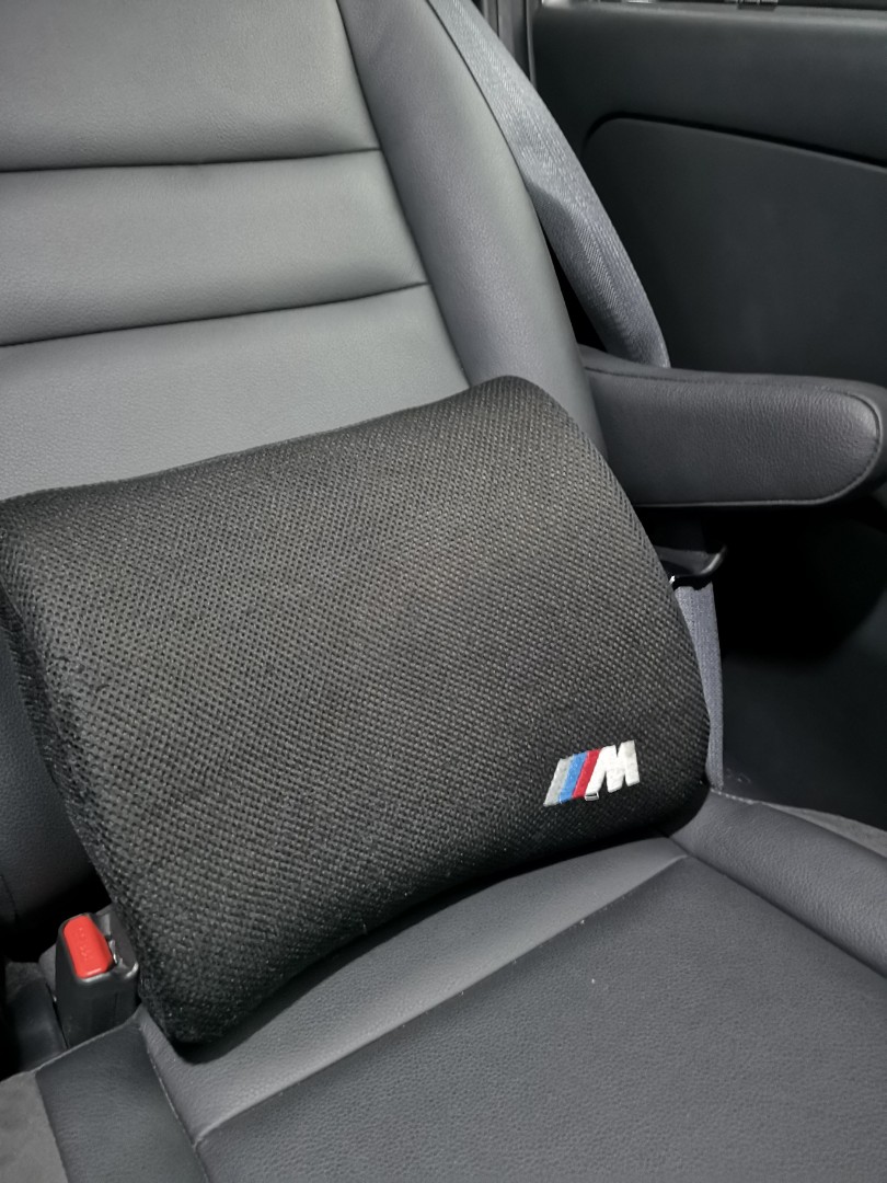 BMW lumbar support pillow Car Accessories Accessories on Carousell