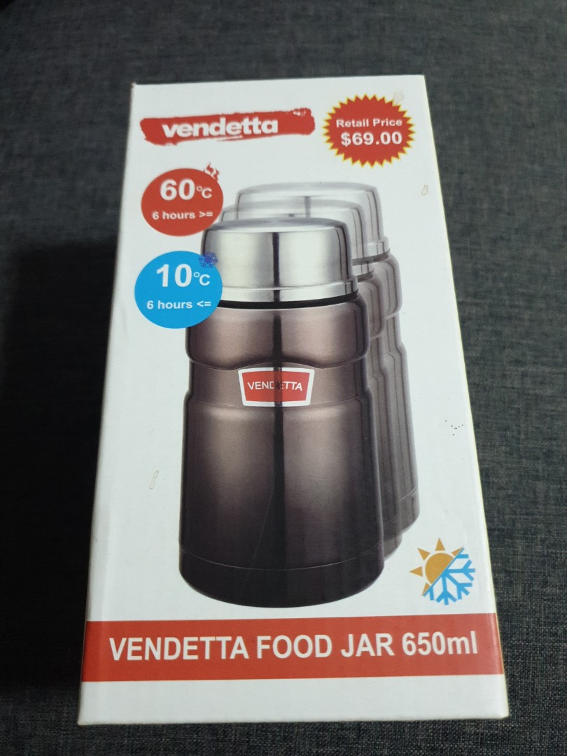 Vendetta food jar 650ml clearance