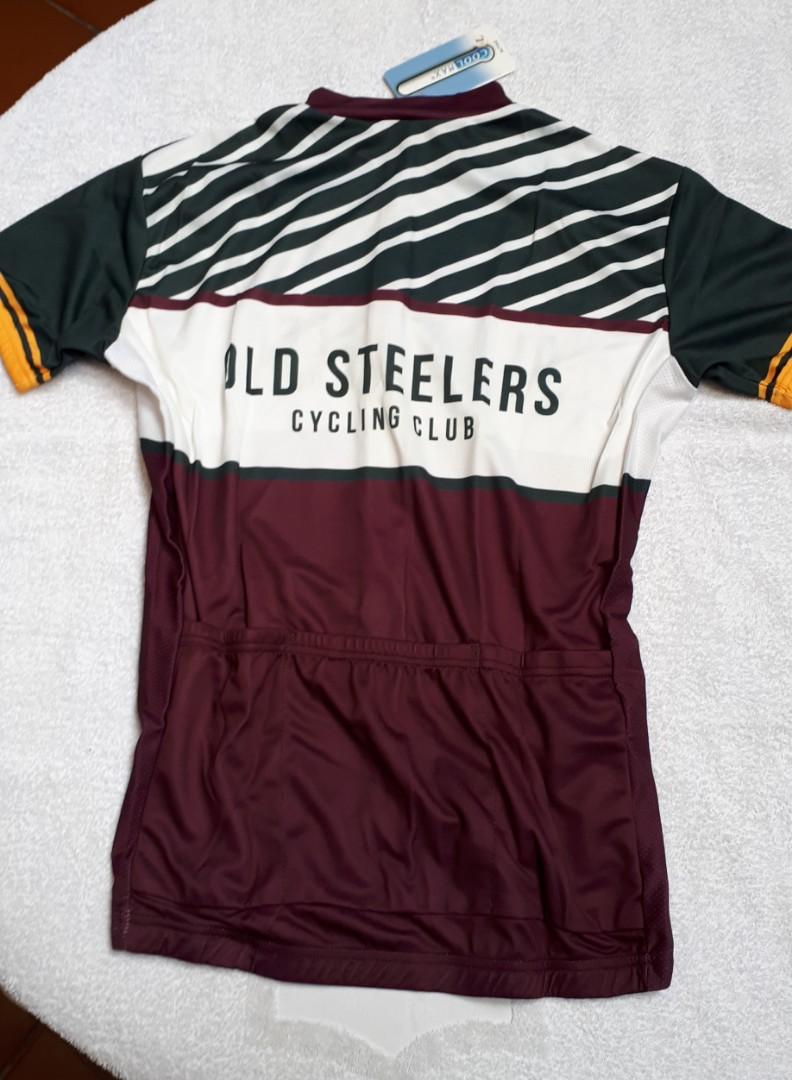BNWT Brand New with Tags RETRO STYLE OLD STEELERS CYCLING CLUB Cylce Jersey Sz.L Modern Material Sports Equipment Bicycles Parts Parts Accessories on Carousell