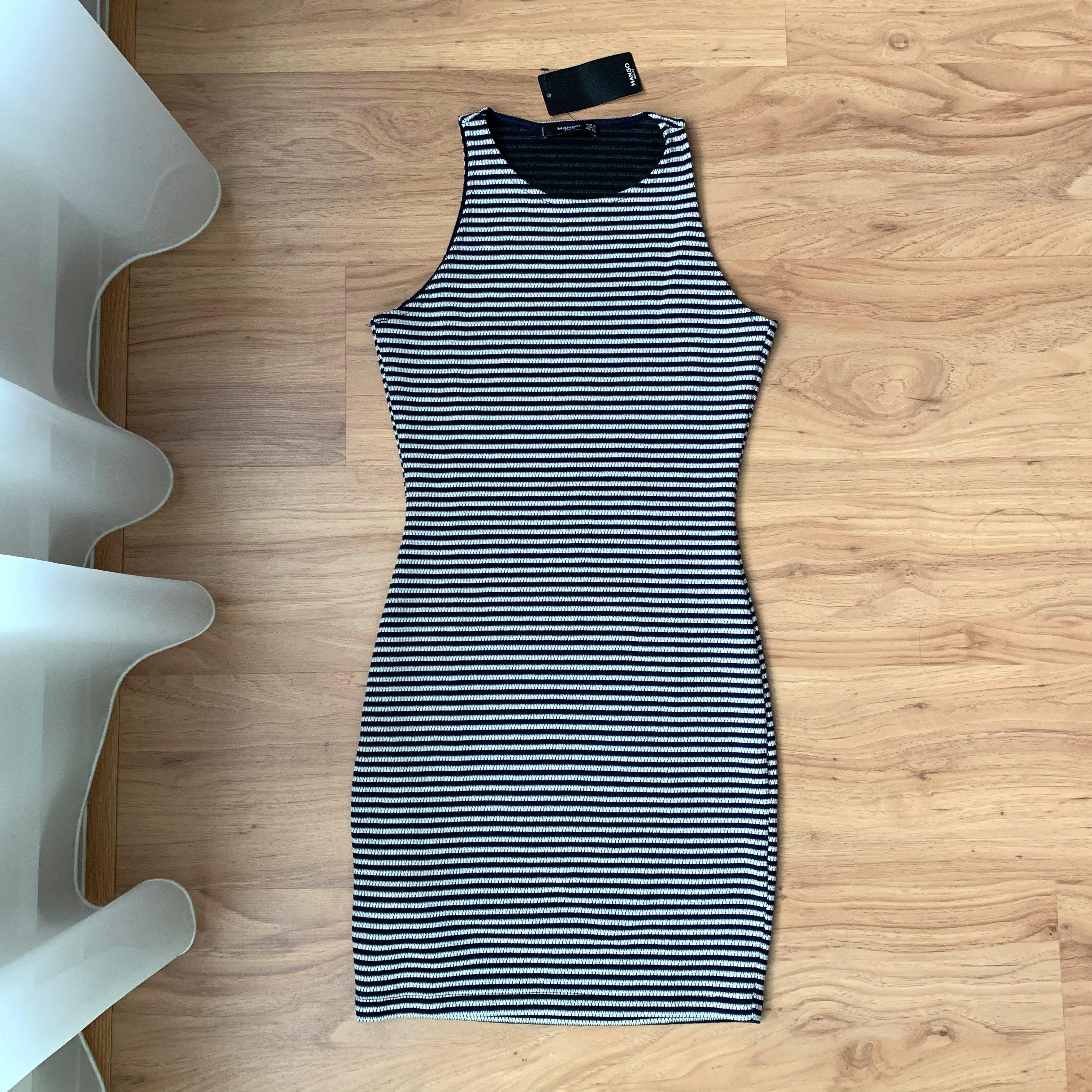 mango basics dress