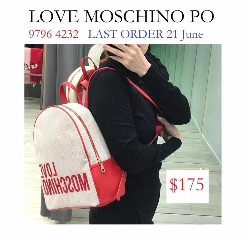 moschino backpack singapore