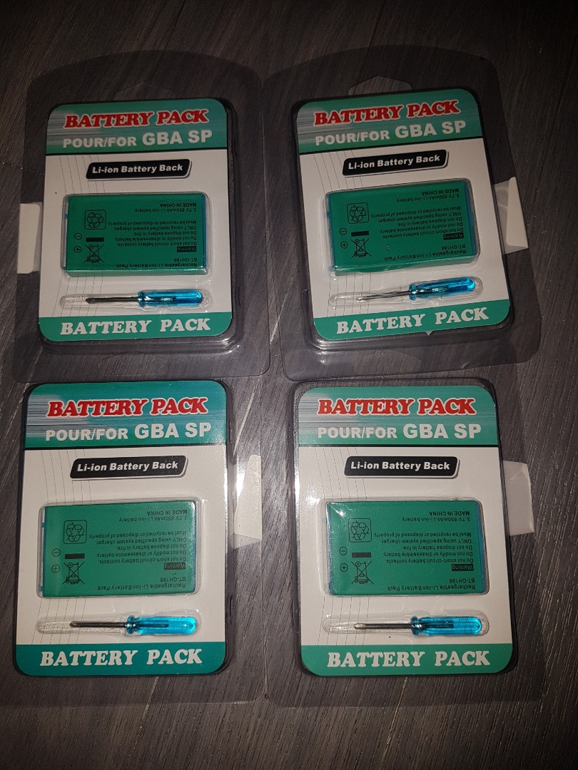 gameboy advance sp battery