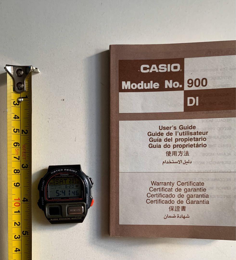Casio Blood Pressure Monitor Watch Made In Japan Vintage 日本製血壓電子時計 Carouselljackpot 古董收藏 古董手錶 珠寶 Carousell